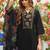 Women Floral Embroidered Regular Thread Work Liva Kurta with Trousers & With Dupatta