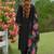 Women Floral Embroidered Regular Thread Work Liva Kurta with Trousers & With Dupatta
