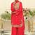 Women Ethnic Motifs Embroidered Regular Thread Work Kurta with Palazzos & With Dupatta