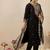 Women Ethnic Motifs Embroidered Regular Sequinned Liva Kurta with Trousers & With Dupatta