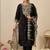 Women Ethnic Motifs Embroidered Regular Sequinned Liva Kurta with Trousers & With Dupatta