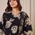 Women Floral Printed Regular Thread Work Chanderi Silk Kurta with Trousers & With Dupatta