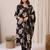 Women Floral Printed Regular Thread Work Chanderi Silk Kurta with Trousers & With Dupatta