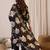 Women Floral Printed Regular Thread Work Chanderi Silk Kurta with Trousers & With Dupatta