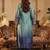 Women Ombre Printed Regular Sequinned Kurta with Trousers & With Dupatta