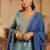 Women Ombre Printed Regular Sequinned Kurta with Trousers & With Dupatta
