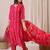 Women Ethnic Motifs Printed Regular Chanderi Silk Kurta with Trousers & With Dupatta
