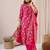 Women Ethnic Motifs Regular Chanderi Silk Kurta with Trousers & With Dupatta