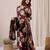 Women Floral Printed Regular Chanderi Silk Kurta with Trousers & With Dupatta