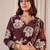 Women Floral Printed Regular Chanderi Silk Kurta with Trousers & With Dupatta