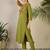 Ethnic Motifs Embroidered Regular Thread Work Pure Cotton Kurta with Trousers