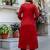 Women Ethnic Motifs Embroidered Regular Thread Work Pure Cotton Kurta with Trousers & With Dupatta