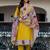 Women Ethnic Motifs Yoke Design Regular Thread Work Kurta with Trousers & With Dupatta