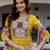 Women Ethnic Motifs Yoke Design Regular Thread Work Kurta with Trousers & With Dupatta