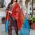 Women Printed Regular Beads and Stones Pure Cotton Kurta with Trousers & With Dupatta