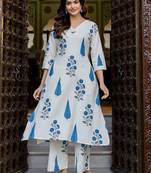 Women Floral Printed Regular Kurta with Palazzos