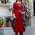 Women Ethnic Motifs Embroidered Regular Thread Work Pure Cotton Kurta with Trousers & With Dupatta