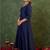 Women Ethnic Motifs Embroidered Panelled Thread Work Kurta with Trousers