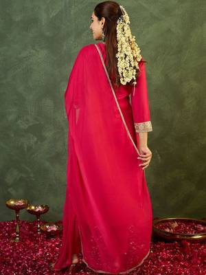 Women Ethnic Motifs Regular Kurta with Trousers & With Dupatta 4
