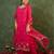 Women Ethnic Motifs Embroidered Regular Thread Work Kurta with Palazzos & With Dupatta