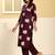 Women Ethnic Motifs Printed Regular Thread Work Pure Cotton Kurta with Trousers