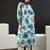 Women Floral Printed Pleated Pure Cotton Kurta with Trousers