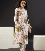Women Floral Printed Regular Pure Cotton Kurta with Trousers