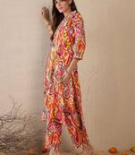 Women Paisley Printed Regular Pure Cotton Kurta with Trousers