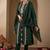 Ethnic Motifs Embroidered Regular Thread Work Kurta with Trousers & With Dupatta