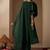 Ethnic Motifs Embroidered Regular Thread Work Kurta with Trousers & With Dupatta