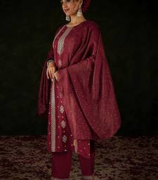 Women Ethnic Motifs Regular Kurta with Trousers & With Dupatta