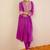 Women Ethnic Motifs Embroidered Panelled Thread Work Kurta with Trousers