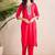 Women Ethnic Motifs Embroidered Regular Thread Work Liva Kurta with Trousers & With Dupatta