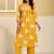 Women Ethnic Motifs Printed Regular Thread Work Pure Cotton Kurta with Trousers
