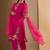 Women Floral Embroidered Regular Thread Work Kurta with Trousers & With Dupatta