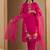 Women Floral Embroidered Regular Thread Work Kurta with Trousers & With Dupatta