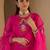 Women Floral Embroidered Regular Thread Work Kurta with Trousers & With Dupatta
