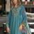 Women Floral Embroidered Regular Thread Work Liva Kurta with Trousers & With Dupatta