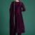 Women Ethnic Motifs Embroidered Panelled Thread Work Kurta with Trousers & With Dupatta