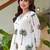 Women Ethnic Motifs Printed Regular Thread Work Pure Cotton Kurta with Trousers