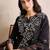 Women Floral Embroidered Regular Thread Work Kurta with Trousers & With Dupatta