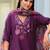 Women Floral Embroidered Regular Thread Work Liva Kurta with Trousers & With Dupatta