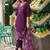 Women Floral Embroidered Regular Thread Work Liva Kurta with Trousers & With Dupatta