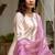 Women Floral Embroidered Regular Thread Work Kurta with Palazzos & With Dupatta