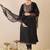 Women Ethnic Motifs Embroidered Regular Thread Work Pure Cotton Kurta with Trousers & With Dupatta