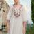 Women Floral Embroidered Regular Thread Work Kurta with Trousers & With Dupatta