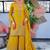 Women Ethnic Motifs Embroidered Regular Thread Work Kurta with Palazzos & With Dupatta
