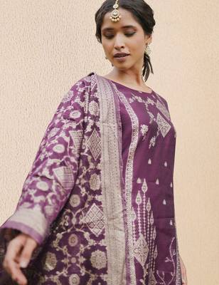 Women Ethnic Motifs Regular Kurta with Pyjamas & With Dupatta 1