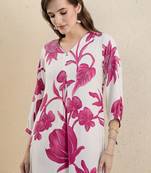 Women Floral Printed Regular Kurta with Trousers