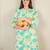 Women Floral Printed Regular Kurta with Trousers